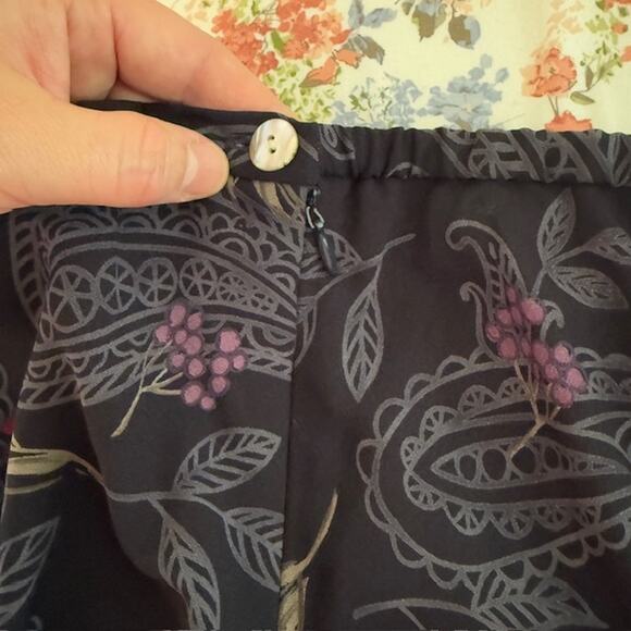 Womens VTG Y2K 90s Floral Skirt Large Dark Fairy Grunge Floral Whimsigoth Midi - Picture 6 of 12